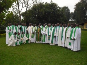 Les prêtres du Diocèse de Cyangugu